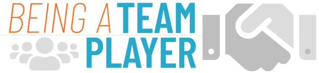 Being a Team Player lesson title graphic