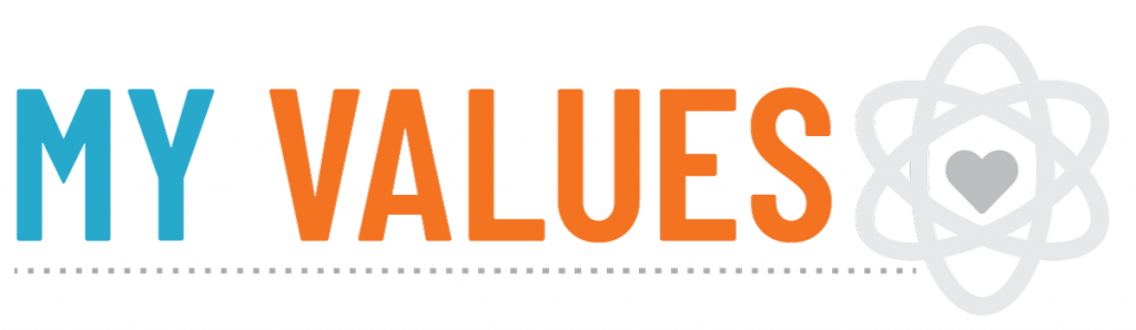 My Values Lesson title graphic