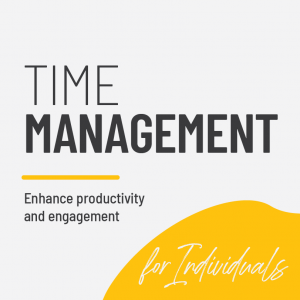 Time Management and Productivity Online Course title graphic