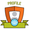 profile completion achievement badge